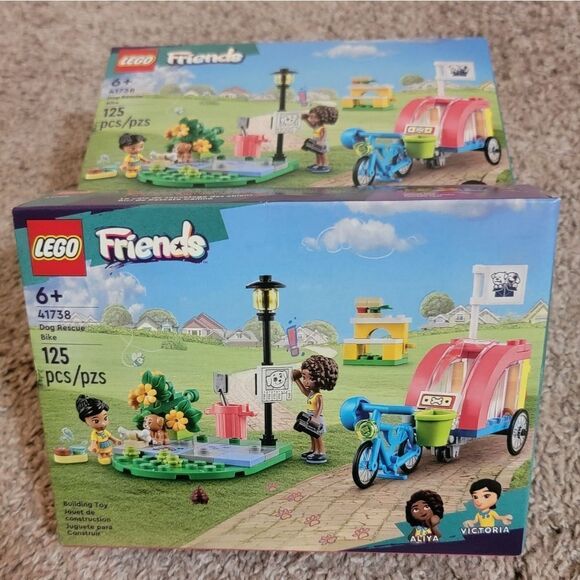 LEGO Friends Dog Rescue Bike 41738 Building Toy Set 125 pcs w Minifigure • New - Picture 4 of 6